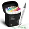 Ohuhu Alcohol Markers Brush Tip: 48-Color Double Tipped Art Marker Set for Artist Adults Coloring Illustrations - Honolulu/ Honolulu B -Brush & Chisel/ Brush & Fine -Refillable